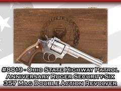 Ohio State Highway Patrol Anniversary  Ruger Security-Six  357 Mag  Double Action Revolver