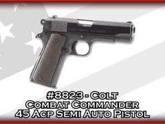 Colt   Combat Commander  45 Acp  Semi Auto Pistol