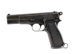 Argentina  FM Hi-Power  9mm  Semi Auto Pistol