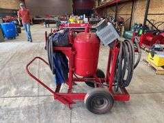 Mobile Sand Blasting Unit w/ Breath Cool Air Unit