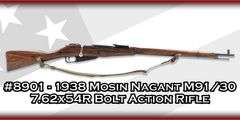 1938 Mosin Nagant  M91/30  7.62x54R  Bolt Action Rifle