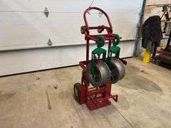 Custom Made Cart w/ Wire Sheave Pullers