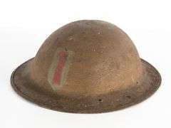 WWI Era "Big Red One" Doughboy Helmet