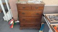 5-Drawer Wooden Dresser