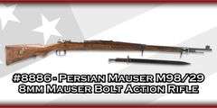 Persian   Mauser M98/29  8mm Mauser  Bolt Action Rifle