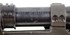 1941 R.O.F.M. Maltby  No. 4 Mk 1(T) Sniper  .303 Brit  Bolt Action Rifle