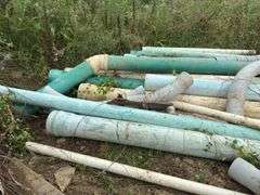 Assortment of PVC Fittings and Pipe