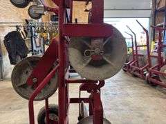 Custom Made Cart w/ Wire Sheave Pulleys