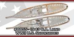1943 C.A. Lund - WWII U.S. Snowshoes