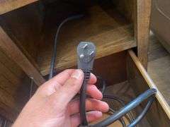 (2) Wooden Drawered End Tables w/ Charging Ports & Outlets