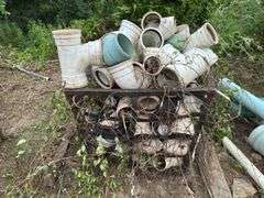 Assortment of PVC Fittings and Pipe