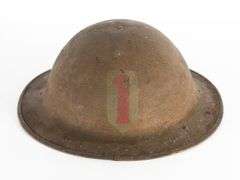 WWI Era "Big Red One" Doughboy Helmet