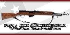 Rare 1978 Albanian  SKS  7.62x39mm  Semi Auto Rifle