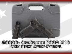 Sig Sauer  P320 M18  9mm  Semi Auto Pistol