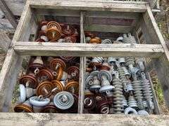 3 Pallets of Wire Insulators & Rigging Hardware