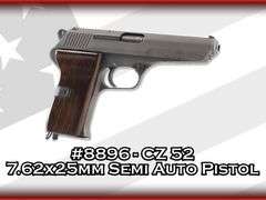 CZ  52  7.62x25mm  Semi Auto Pistol