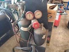 Solid  OX 500 Braze/Weld Outfit and Oxygen & Acetylene Tanks