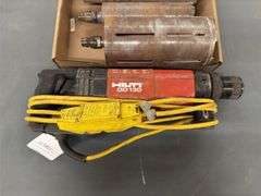 HILTI DD130 Coring Drill with 3”, 3.5”, 5” Bits