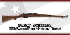 Swiss  K31  7.5 Swiss  Bolt Action Rifle
