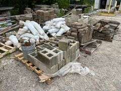 Several Skids of Hardscaping Materials