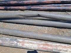 (6) 35' Round Tapered Light Poles