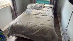 Twin Bed w/ Bookcase Headboard