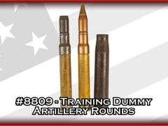 Training Dummy Artillery Rounds