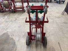 Custom Made Cart w/ Wire Sheave Pullers