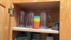 Assorted Cups, Mugs, & Magic Bullet Blender