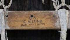 1943 C.A. Lund - WWII U.S. Snowshoes