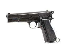Argentina  FM Hi-Power  9mm  Semi Auto Pistol