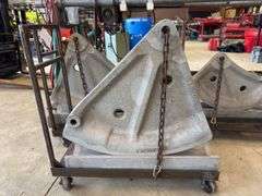 Massive Greenlee Pipe Bender w/ (4) Bending Shoes & Accessories