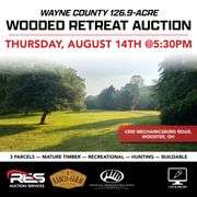 Wayne County 126.9-Acre Wooded Retreat Auction