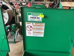 (2) Greenlee Storage Boxes