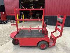 Custom Made Self-Propelled Wire Spool Carts