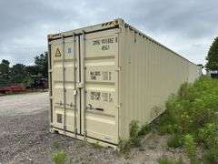 40’ Shipping Container w/ Welded In Shelves