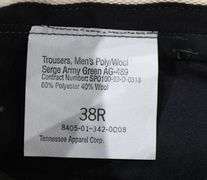 U.S. Army Class A Green Service Uniform Jacket, Pants, & Shirt