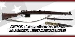 Indian Ishapore   2A   7.62 Nato  Bolt Action Rifle