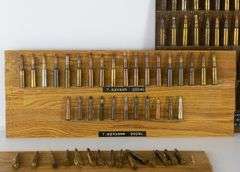 Assorted Small Arms Military Ammunition Boards