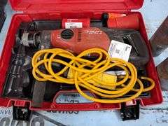 HILTI DD 110-W Coring Drill with 3” and 4” Bits