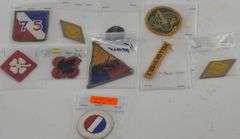 Assorted WWII Military Uniform Patches