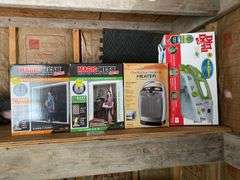 Electric Heater, Dirt Devil Scrubber, (2) Screen Doors