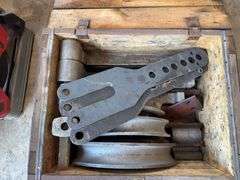 Wooden Greenlee Box w/ Various Shoes