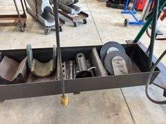 Massive Greenlee Pipe Bender w/ (4) Bending Shoes & Accessories