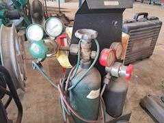 Solid  OX 500 Braze/Weld Outfit and Oxygen & Acetylene Tanks