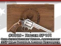 Ohio State Highway Patrol Anniversary  Ruger SP101  357 Mag  Double Action Revolver