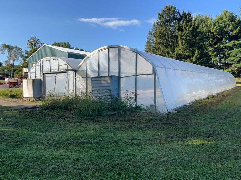 Clover 42' X 108' 2-Bay Greenhouse