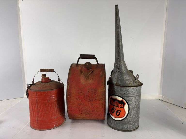 Rocker Can, Oil Can & Gas Can - RES Auction Services
