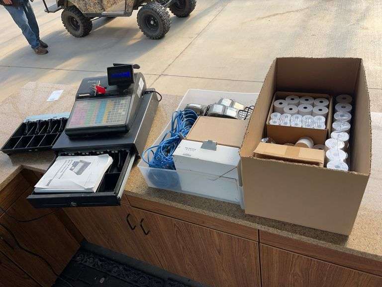 Sam4S Cash Register, Card Readers & Register Tape