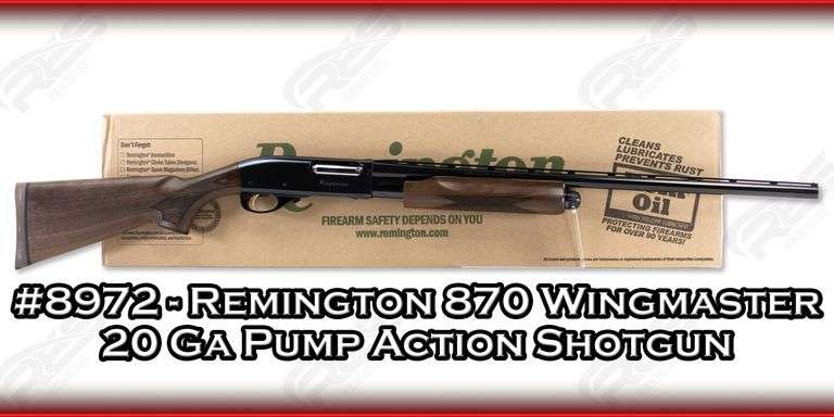Remington   870 Wingmaster  20 Ga  Pump Action Shotgun